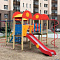 ДИО 03052 Детский игровой комплекс серии солнышко "Детский дворик 2" Н-1200 (скат металлический)
