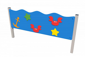 ДХО 03072 Ограждение (с металлическими столбами)