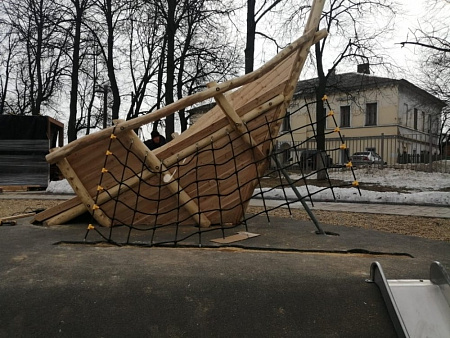 Игровой комплекс ARTWOOD «Корабль Виктория» с мачтами Артикул: 27148