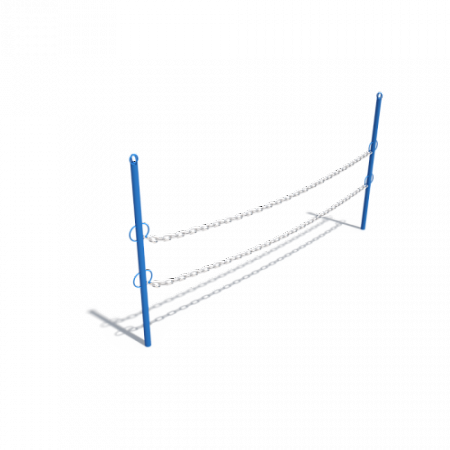 ДХО 03050 Ограждение на цепочке (син.)
